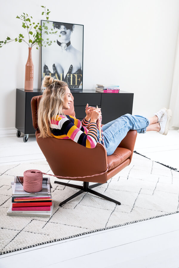 Contur Raum.Freunde Marke, Sessel Torge in Leder